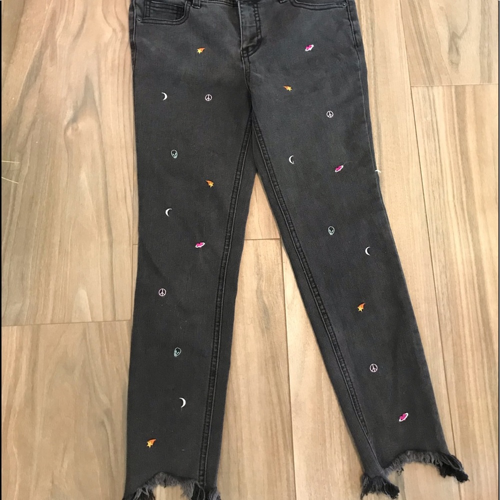 Girl Black Jeans